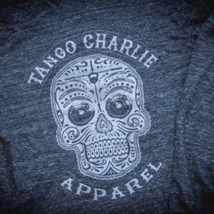 Tango Charlie Apparel Crossfit hooded skull shirt